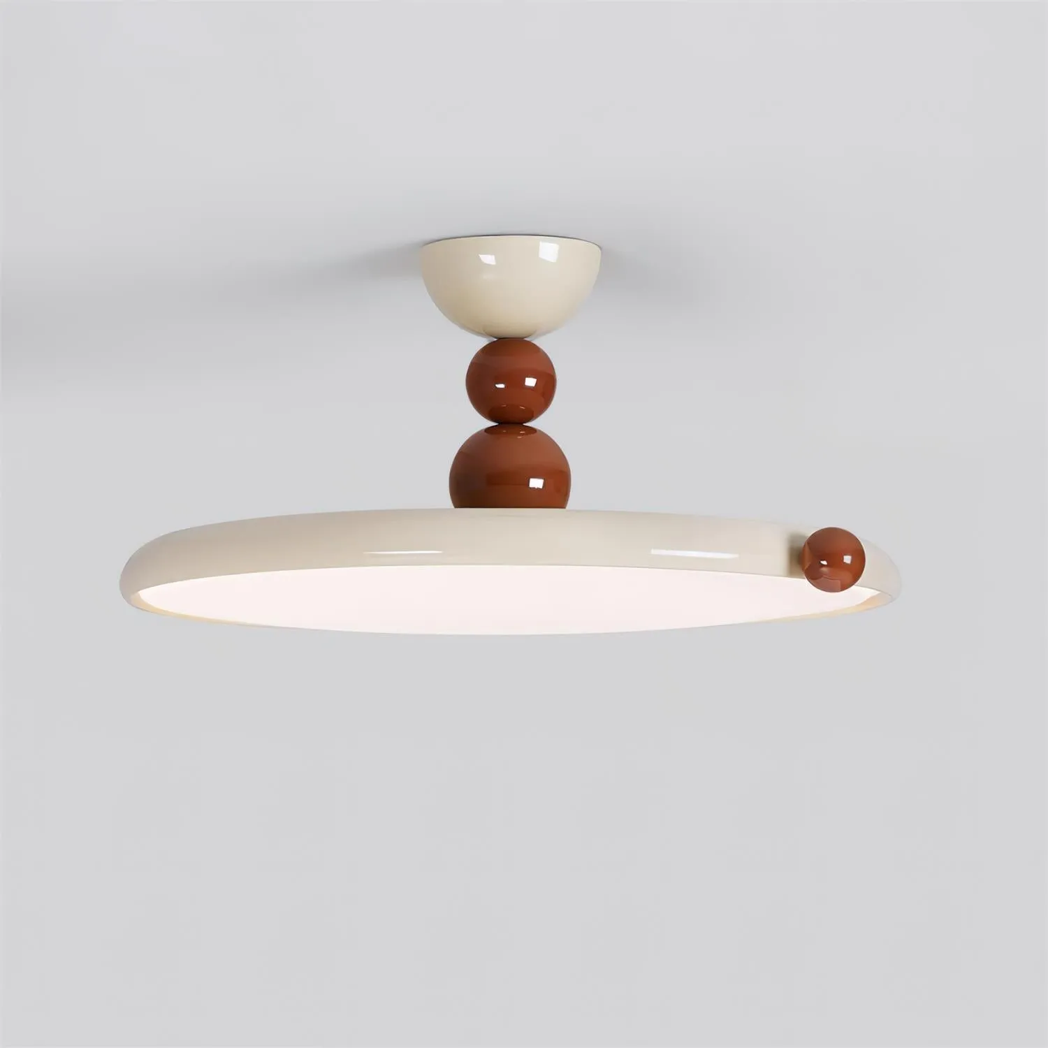 French Style Retro Round Flying Disc Ceiling Lamp KL495
