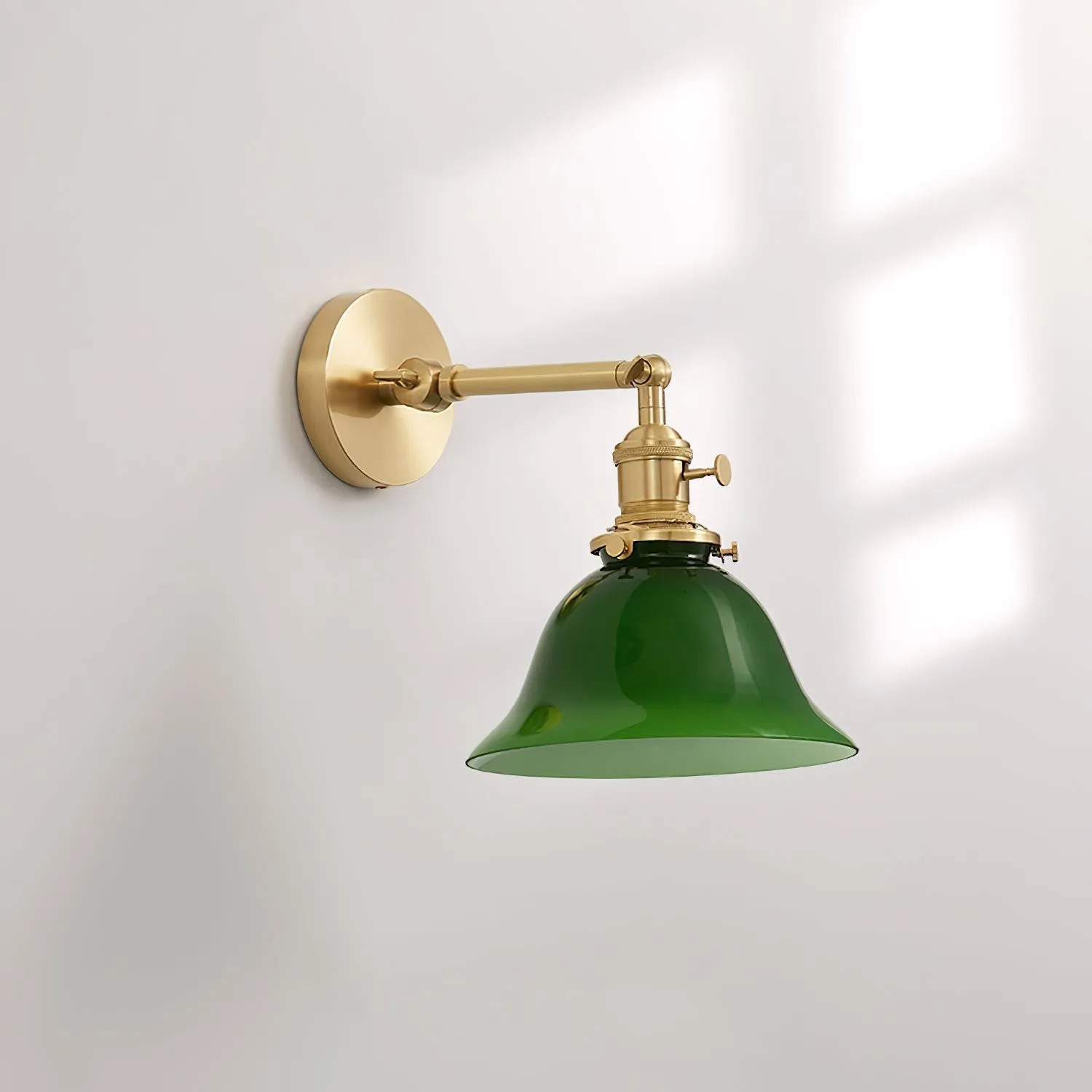 Personalized Green Bell-Shaped Wall Lamp KL409