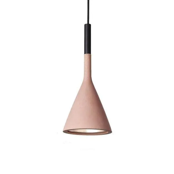 Aplomb Concrete Pendant Lamp - Minimalist Design Lighting for Dining Room and Office