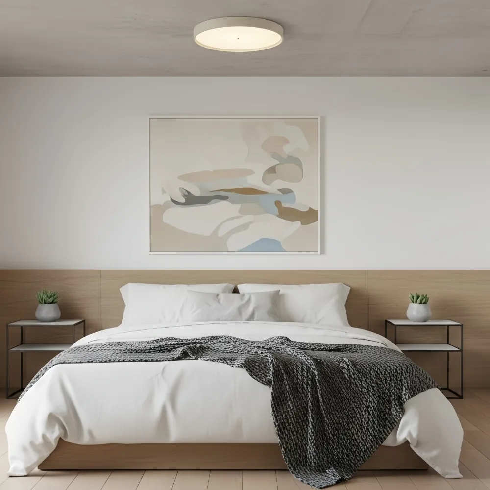 Zenthoris Travertine Ceiling Light Minimalist Flush Mount - Modern Ambient Hallway Lighting KL2261
