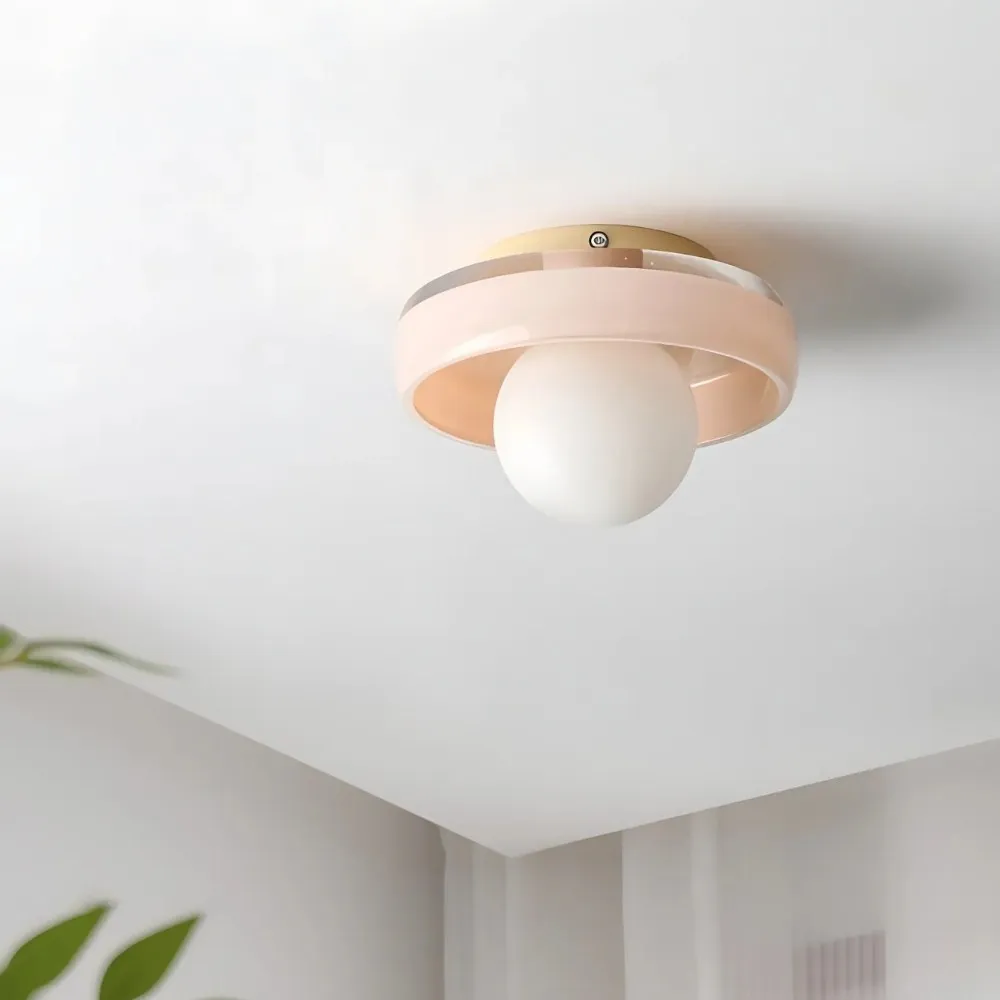 Colorful Glass Disc Orb Wall Ceiling Lamp KL915