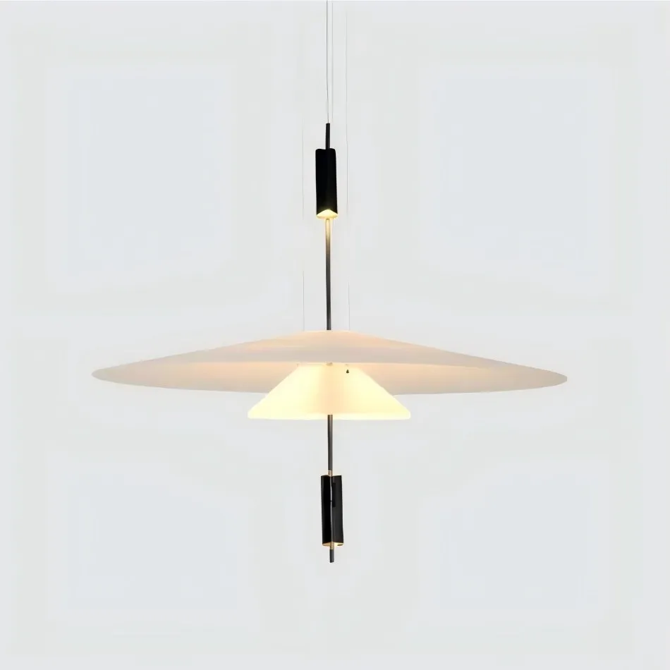 Flamingo Layered Pendant Light - Elegant Modern Lighting for Lounge and Hall