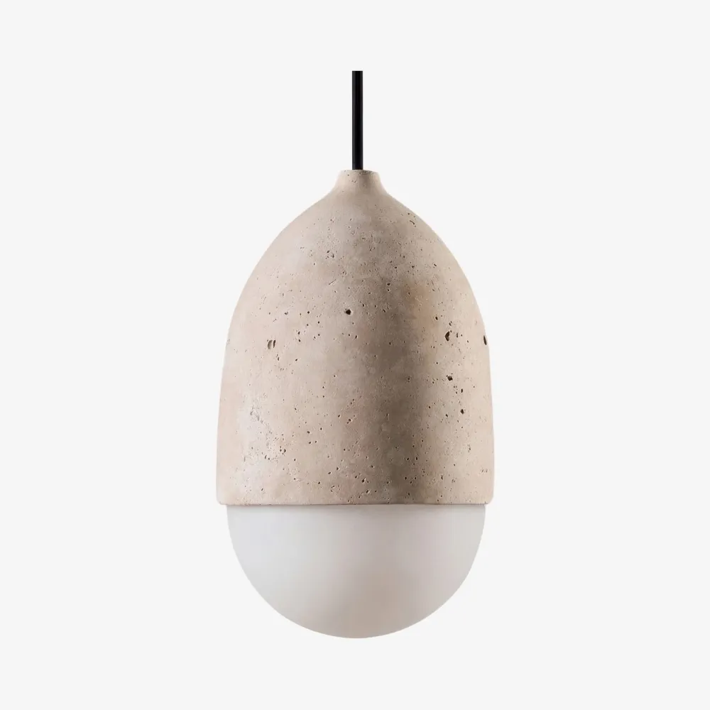 Orbaltis Modern Orb Cluster Pendant Light - Natural Stone Glass Hanging Lamp for Kitchen KL2248