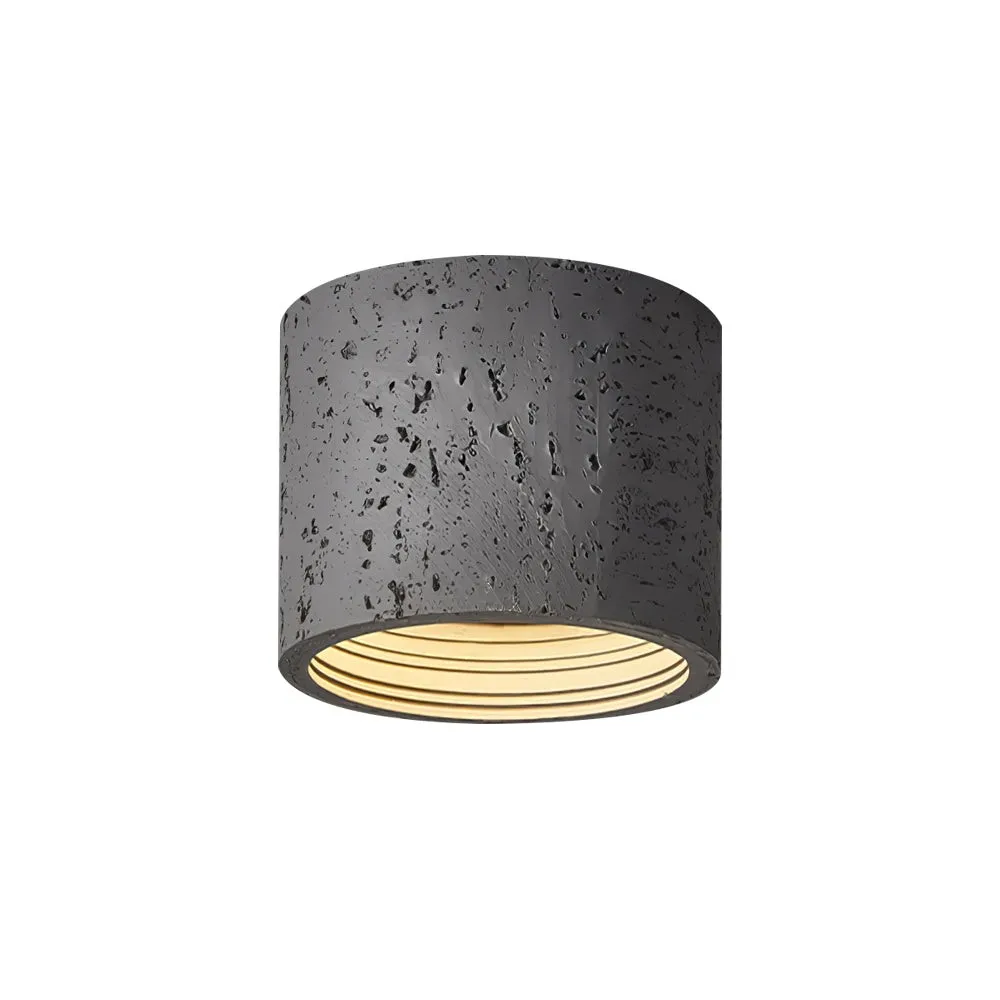 Modern Wabi-Sabi Cylindrical Ceiling Lamp KL284