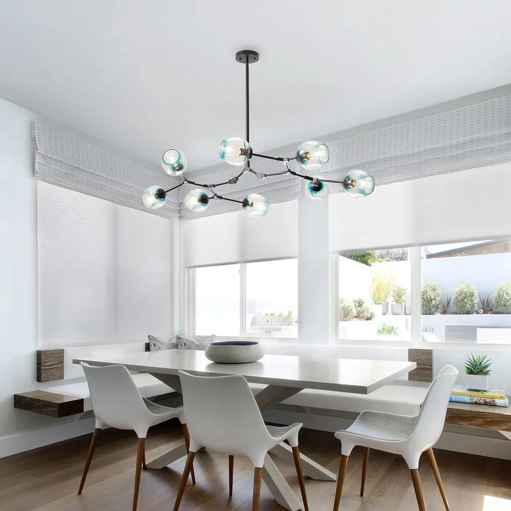 Branching bubble chandelier