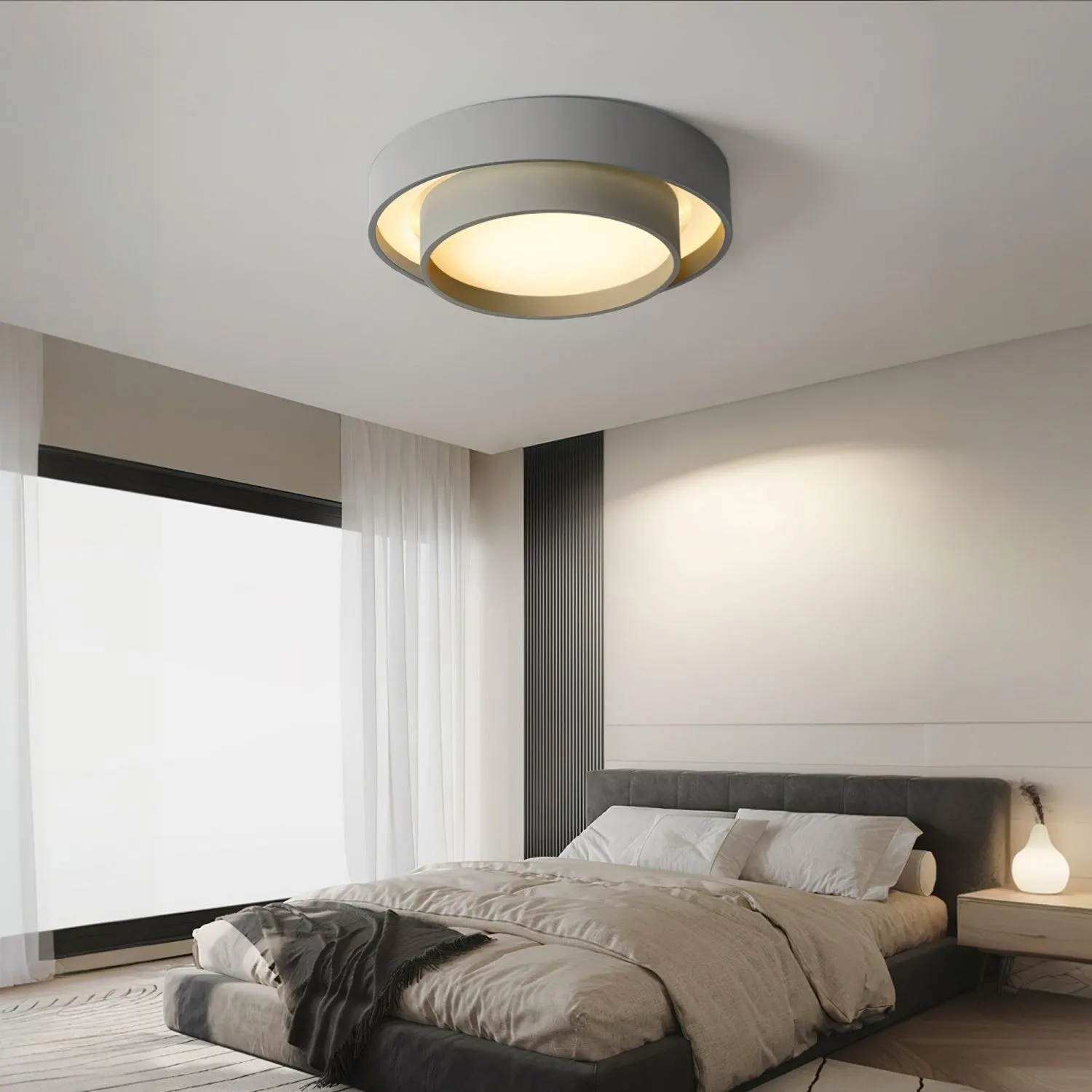 Modern Minimalist Melody Disc Ceiling Light KL24