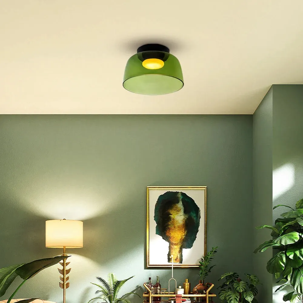 Celestial Morandi Layered Glass Ceiling Light - Scandinavian Ceiling Lamp For Living Room KL2146