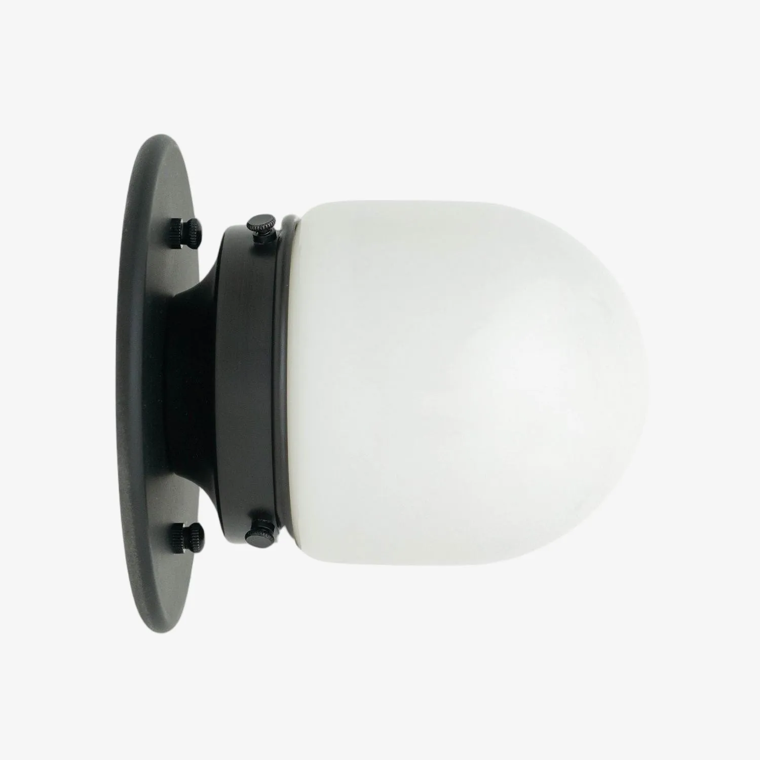 Opalume Glass Globe Flush Mount Light - Vintage Style Lamp for Hallway or Entryway KL1429