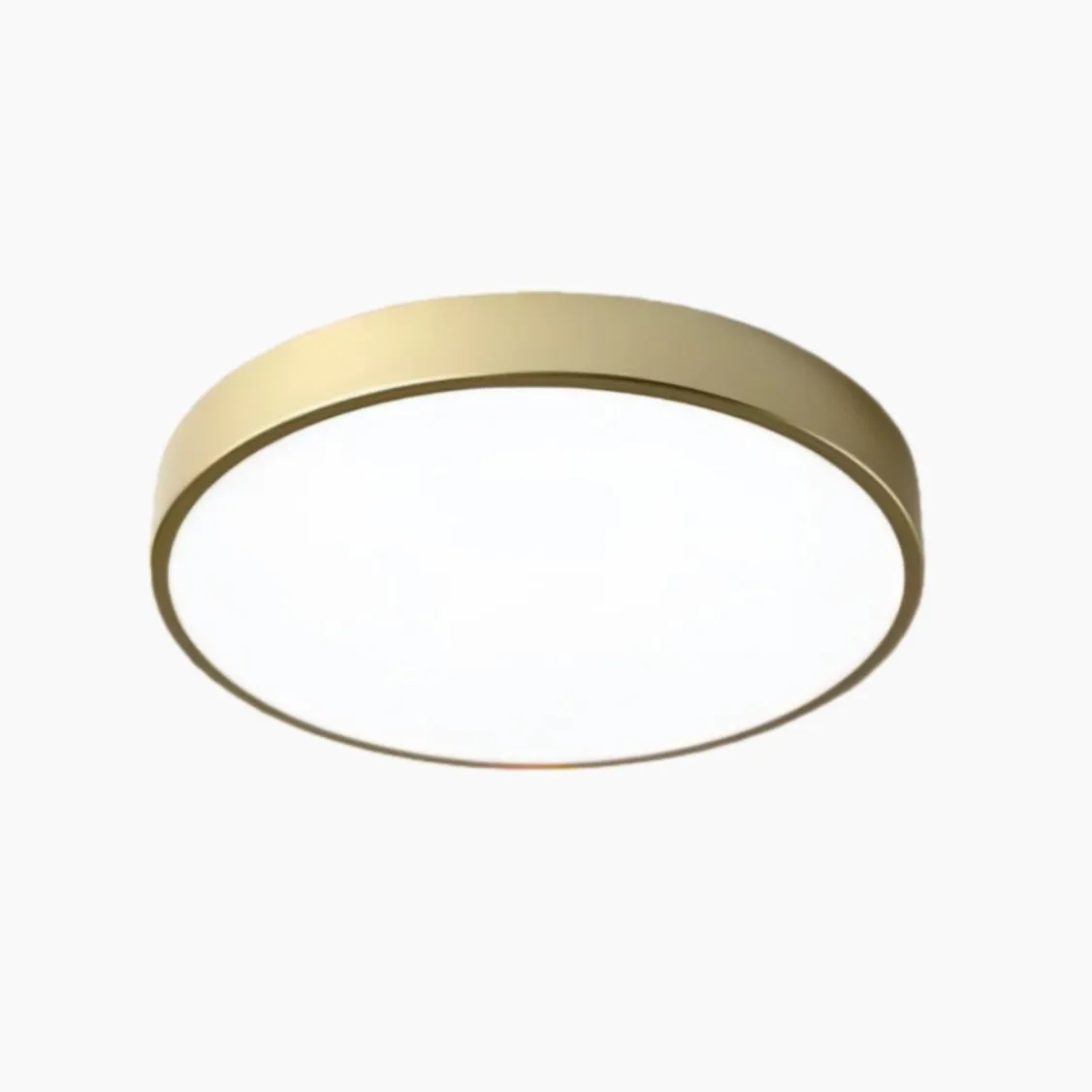 Rondi Minimalist Round LED Ceiling Light - Circular Iron Design for Living Room and Bedroom KL2119
