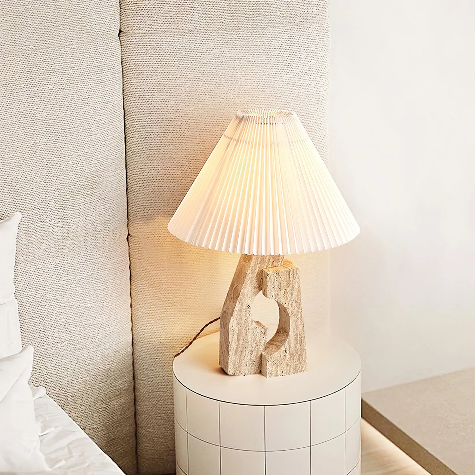 Modern Artistic Stone Pillar Table Lamp KL870