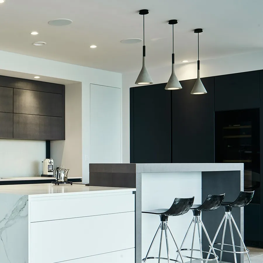 Aplomb Concrete Pendant Lamp - Minimalist Design Lighting for Dining Room and Office