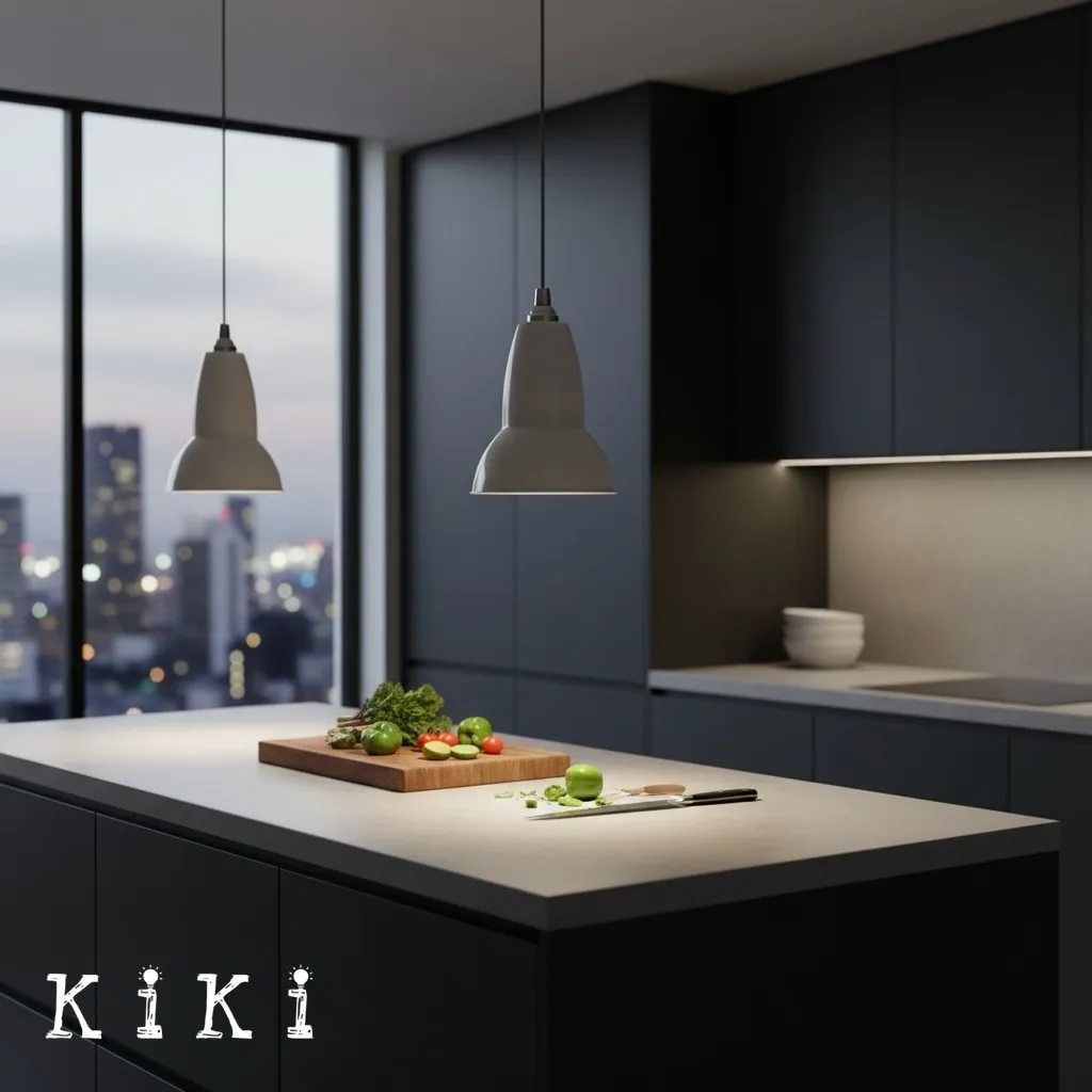 Modryx Minimalist Classic Pendant Lamp for Kitchen or Dining Room KL2109