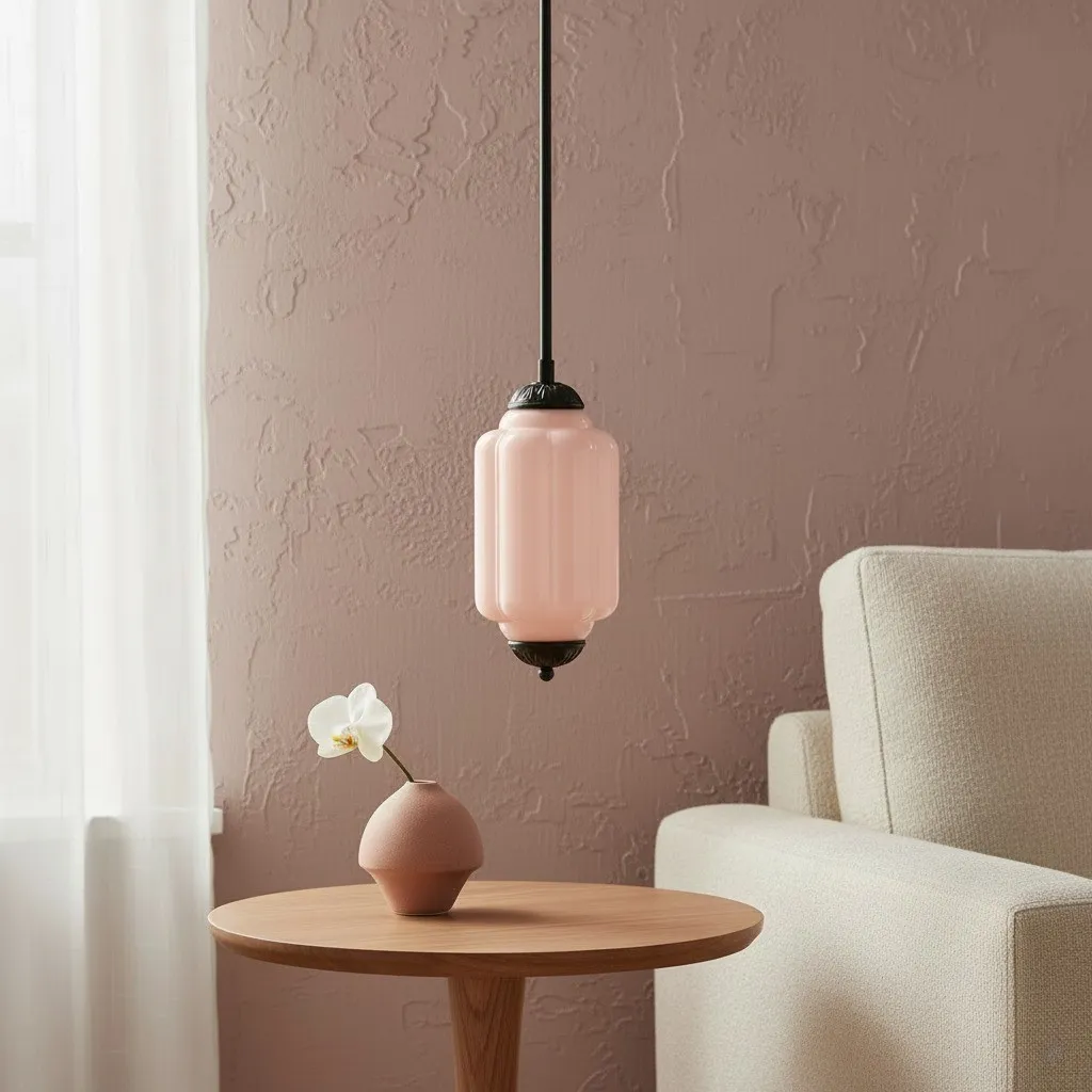 Eloise Simple Glass Irregular Lantern Pendant Lamp KL828