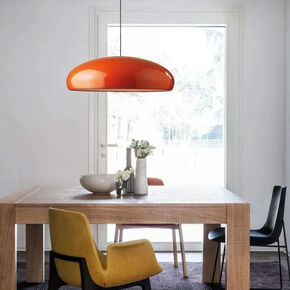 Pangen Dome Pendant Light - Modern Colorful Pendant Lamp for Living Room and Dining Space