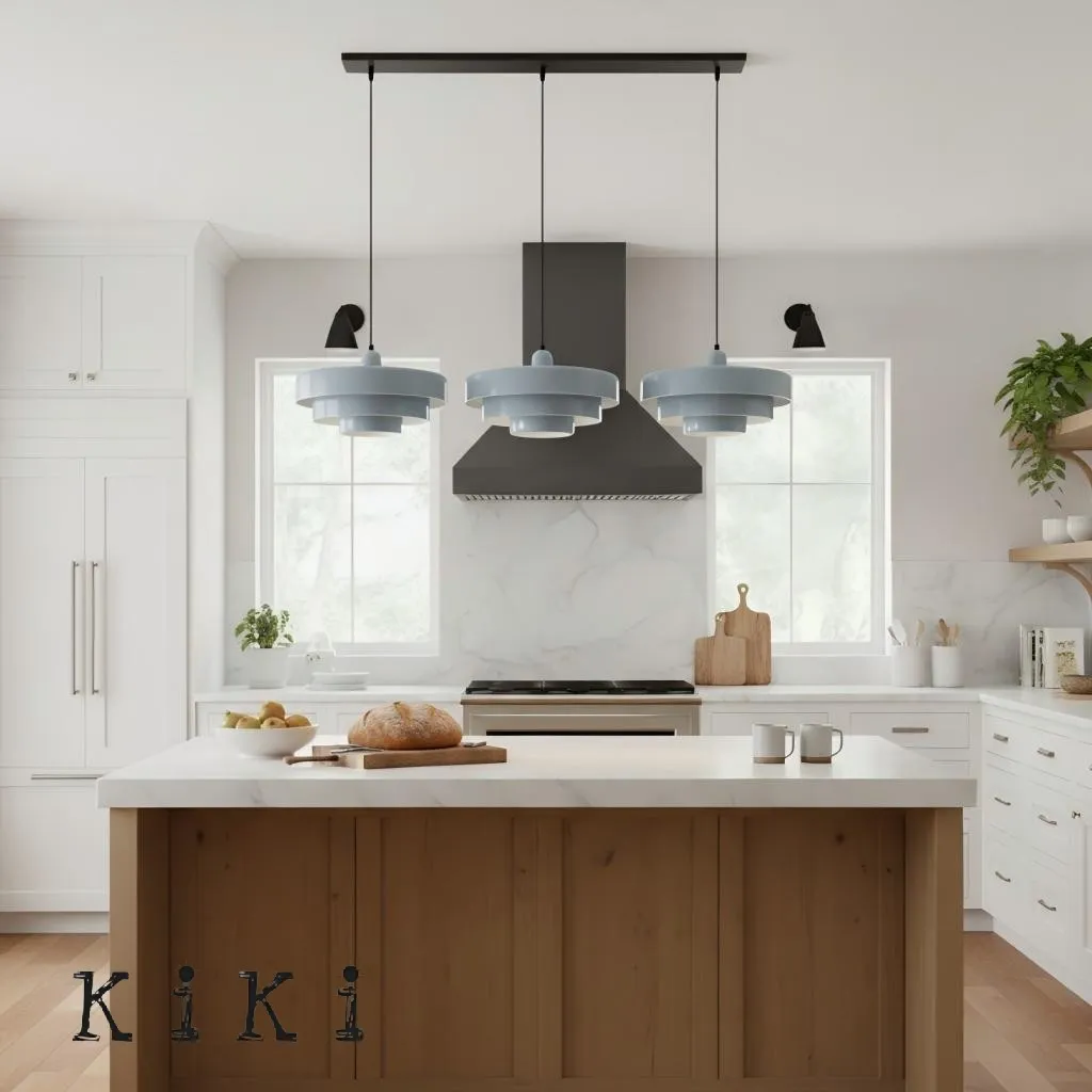 3 Tiers Bauhaus Nordic Macaron Pendant Light - Modern Pendant and Ceiling Light for Living Room KL30