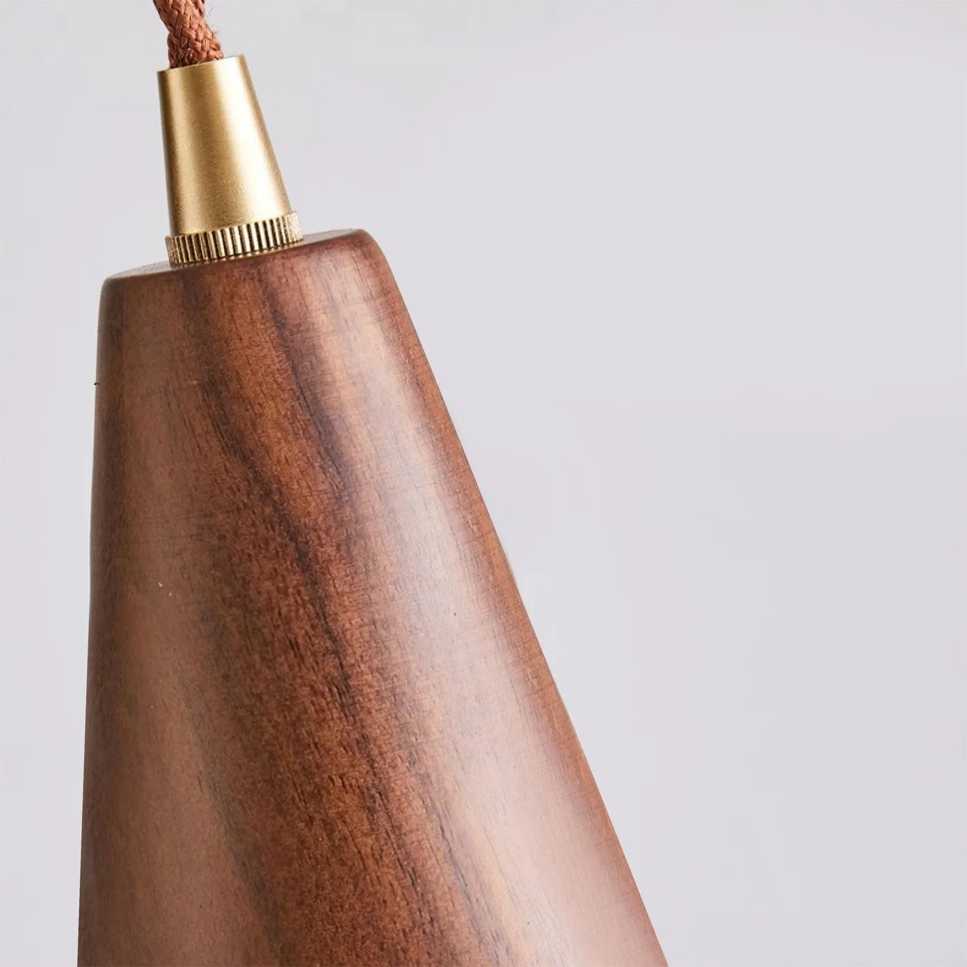 Walnut Glass Pendant Lamp KL751