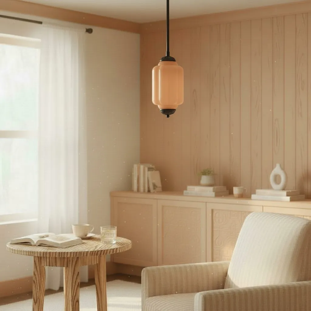 Eloise Simple Glass Irregular Lantern Pendant Lamp KL828