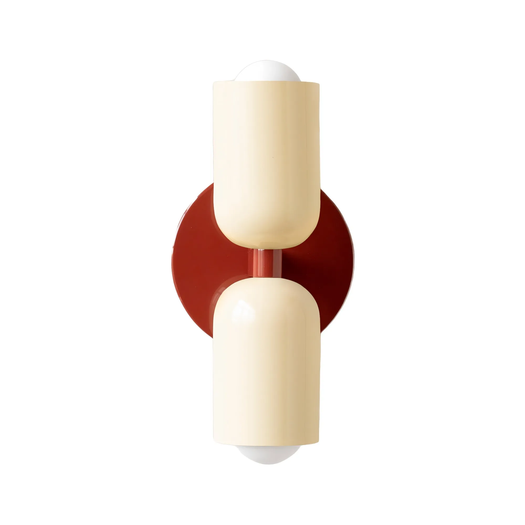 Metal Up Down Wall Sconce - Contemporary Colorful Wall Light for Hallway and Office