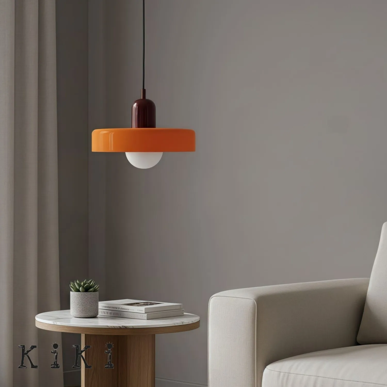 Disc Orb Pendant Light
