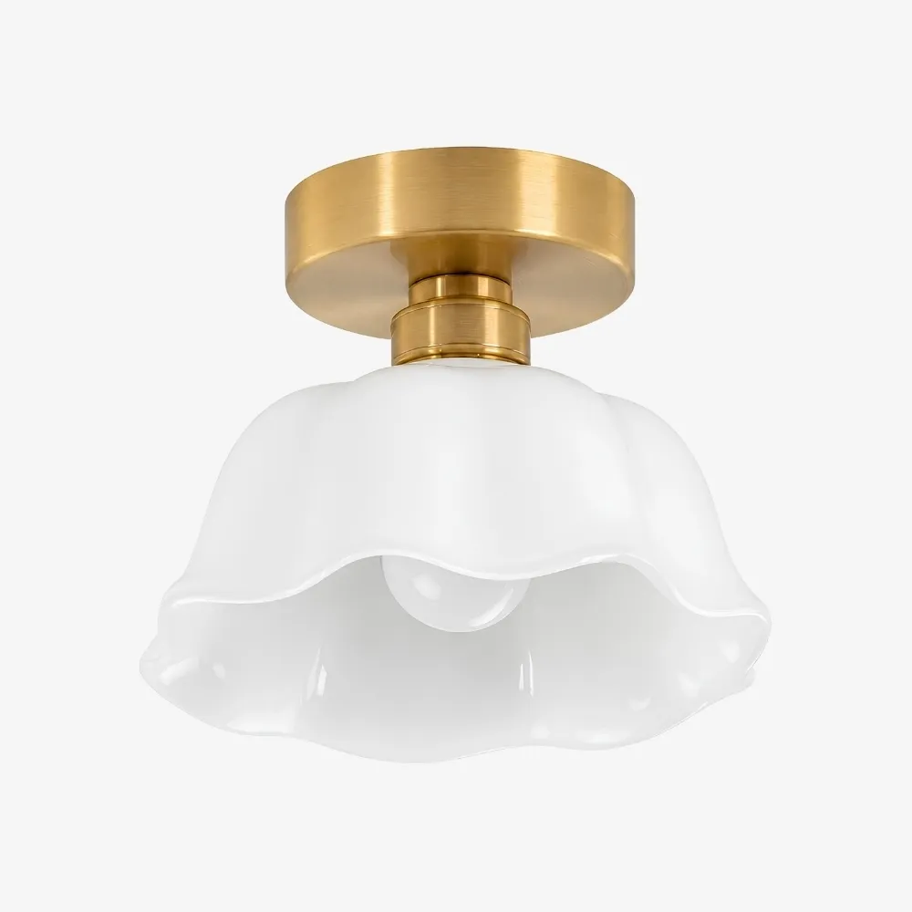 Cienax Mid-Century Flower Ceramic Ceiling and Pendant Light - Suitable for Kitchen and Living Room A55