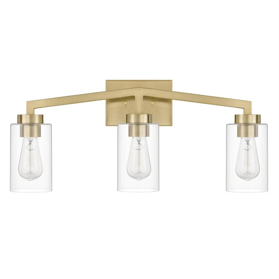 Industrial Cylindrical Brass Wall Lamp For Bathroom KL77