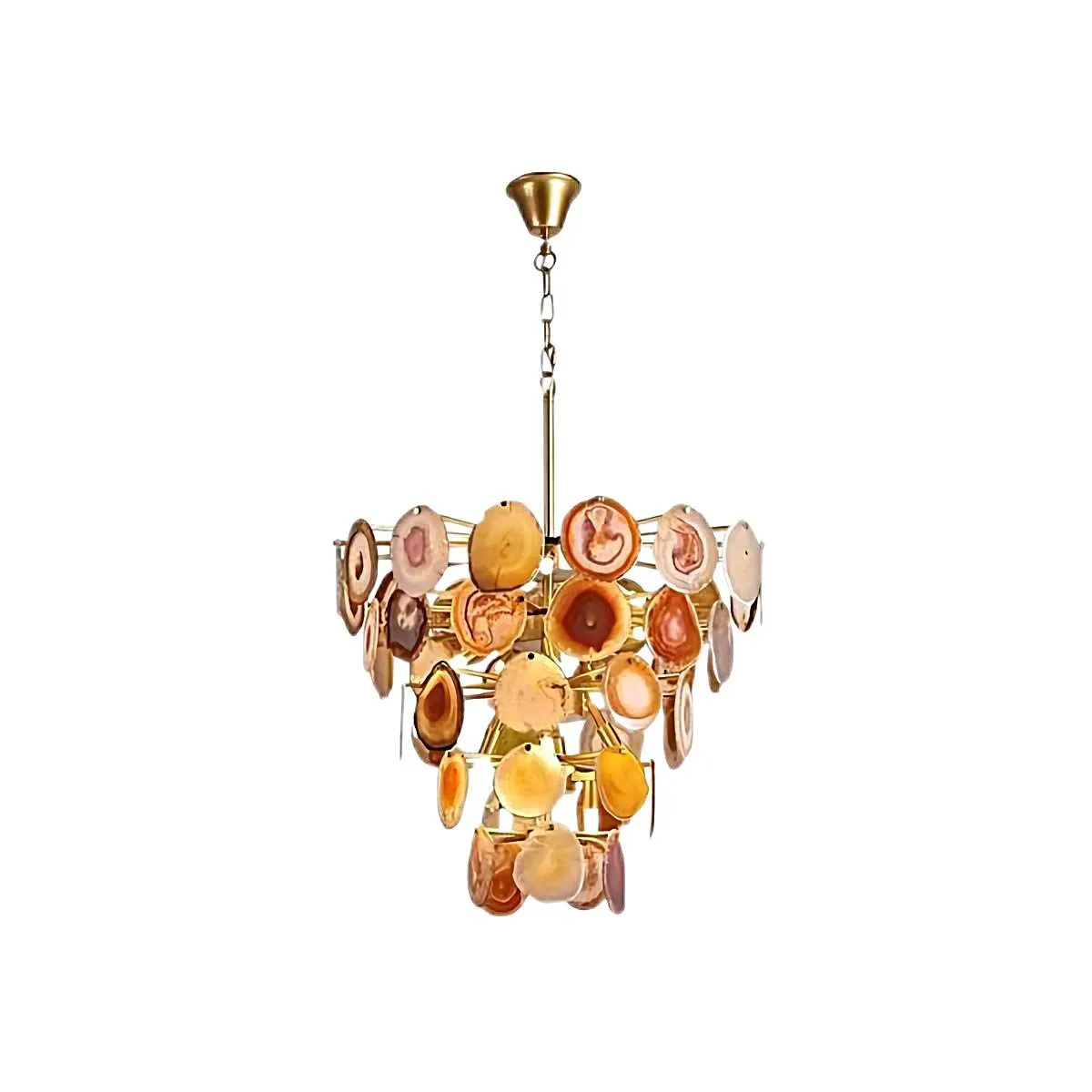 Slice Agate Chandelier/ Tower
