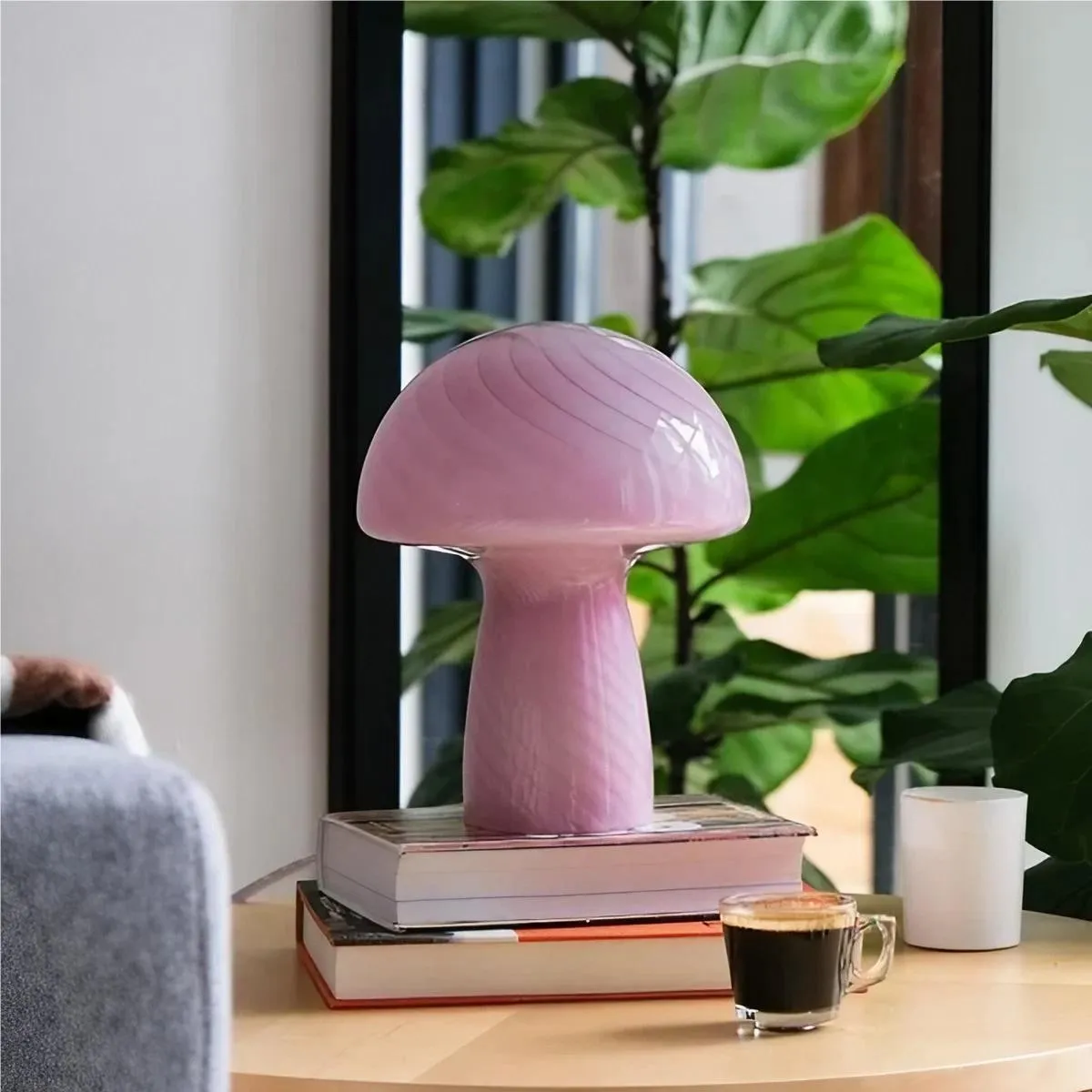 Modern Design Stained Glass Mushroom Lamp KL35
