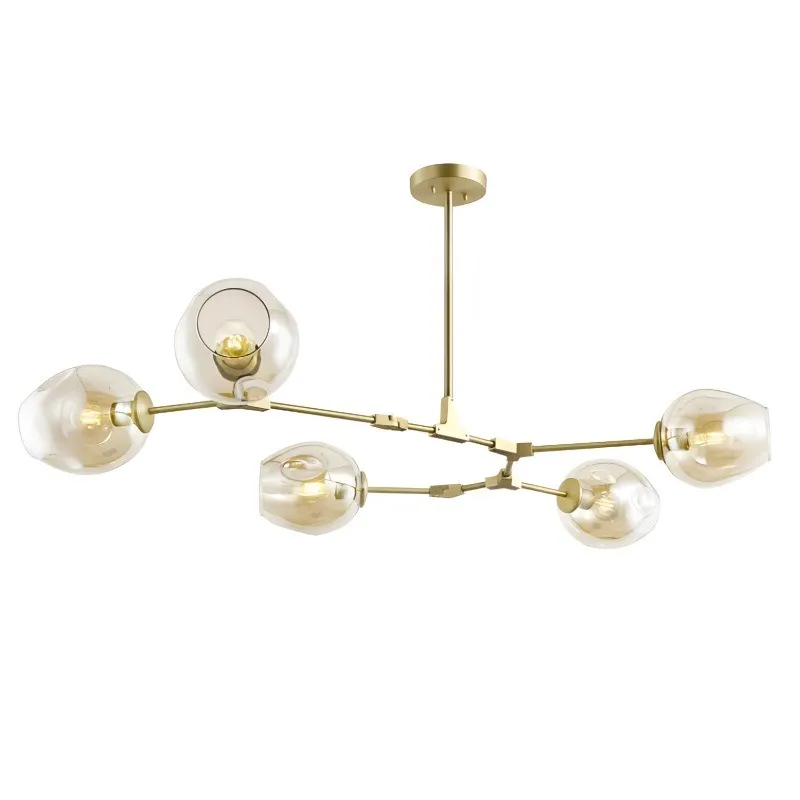Branching bubble chandelier