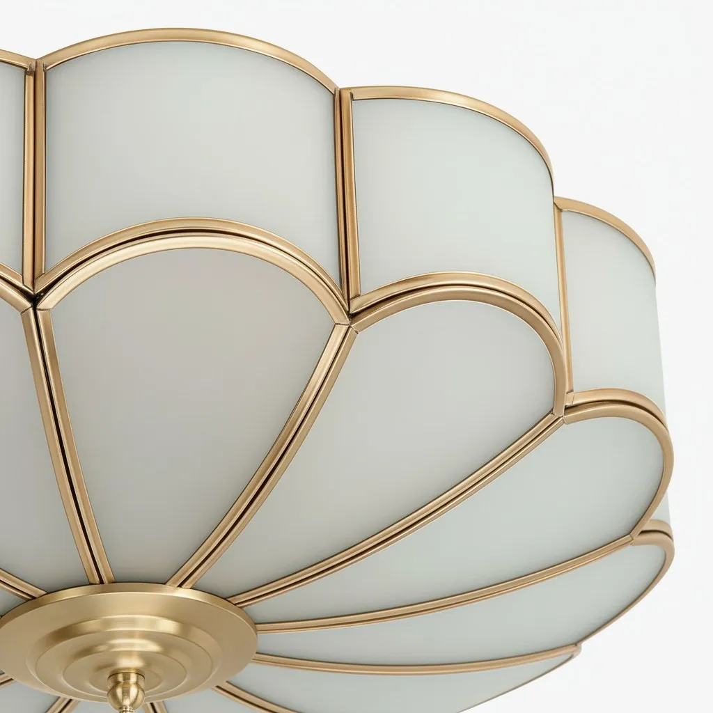 Silunavo Modern Ceiling Lamp with Floral Inspired Design for Living Room Statement KL2209