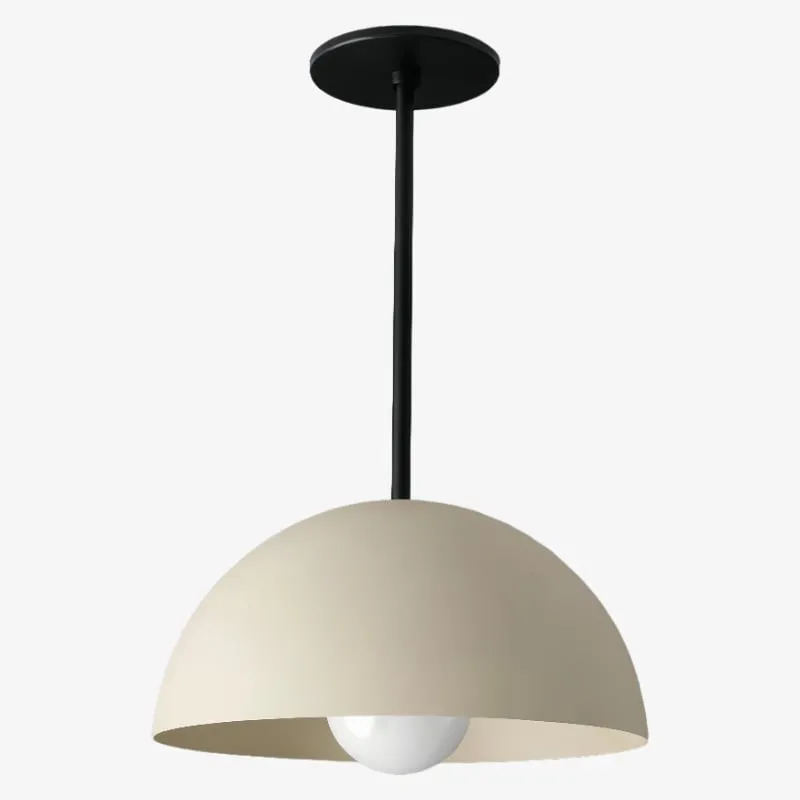 Metio Dome Neutral Dome Pendant - Modern Metal Accent Lighting KL1505