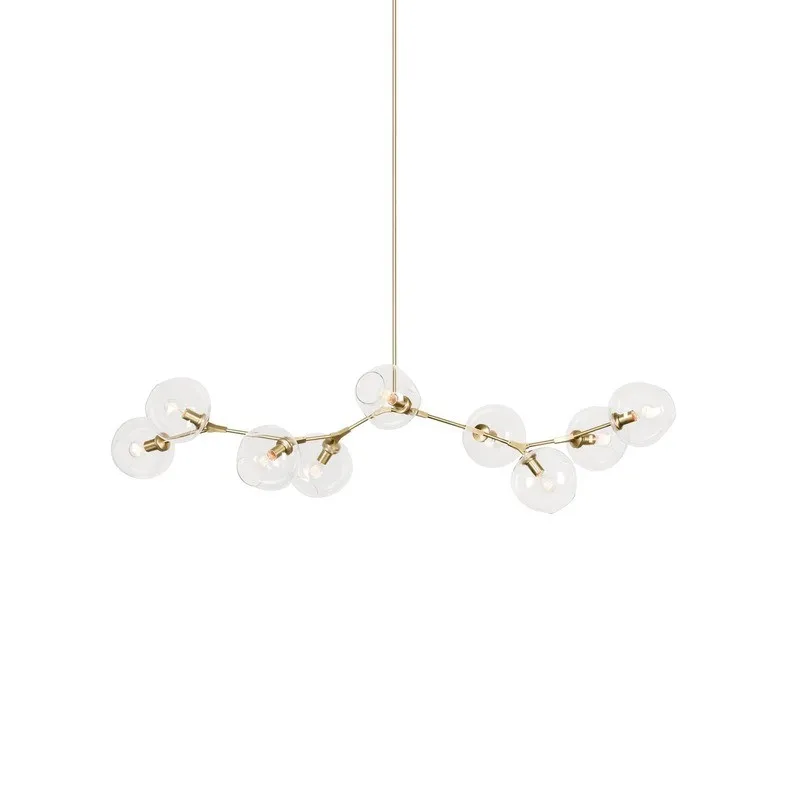 Branching bubble chandelier