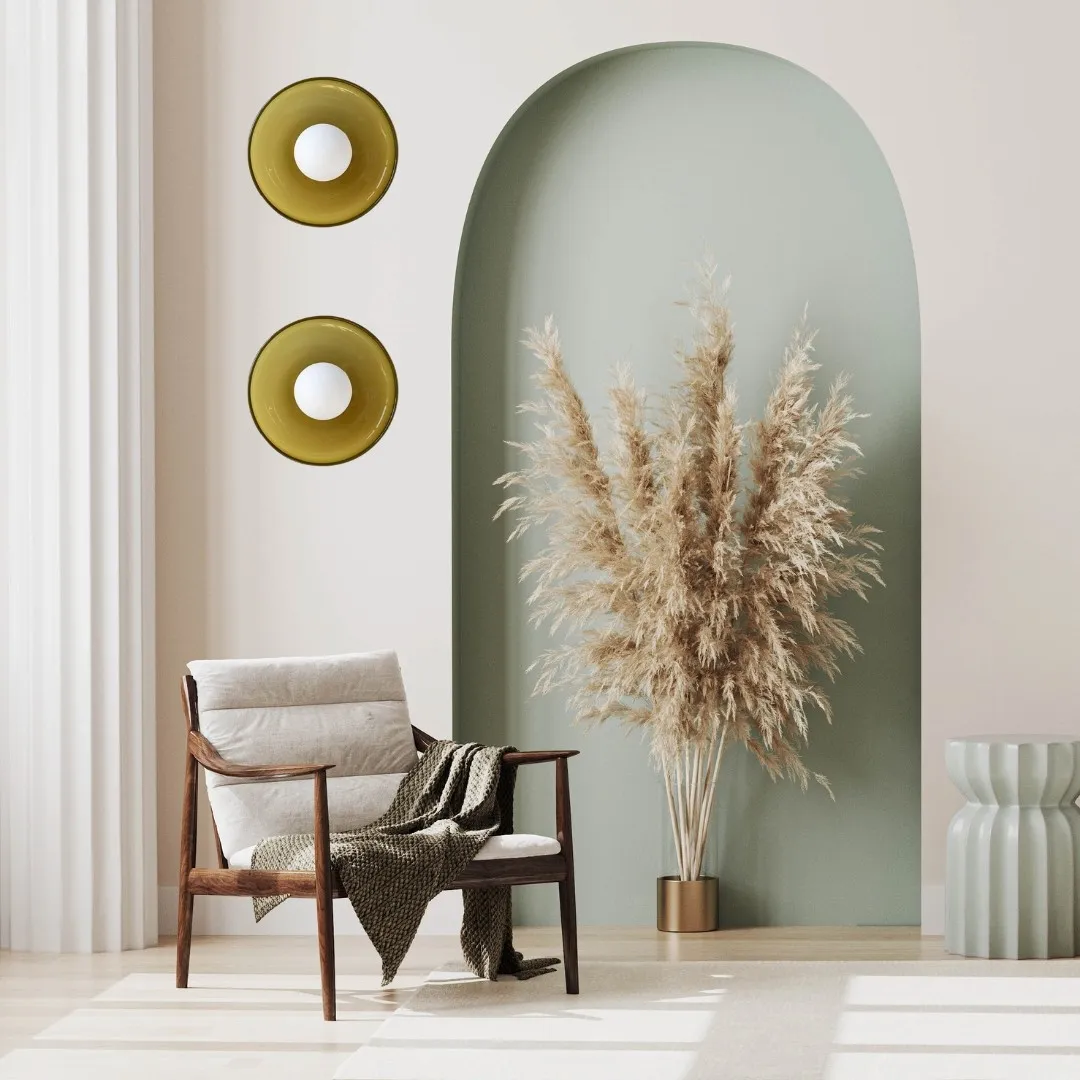 Morandi Disc Orb Wall Ceiling Lamp