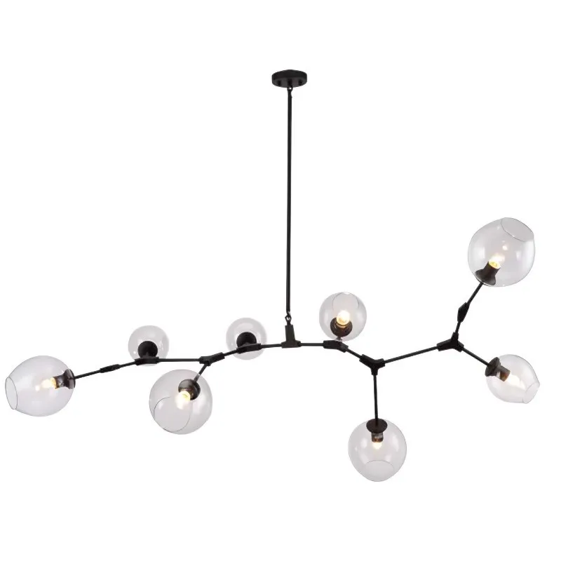 Branching bubble chandelier