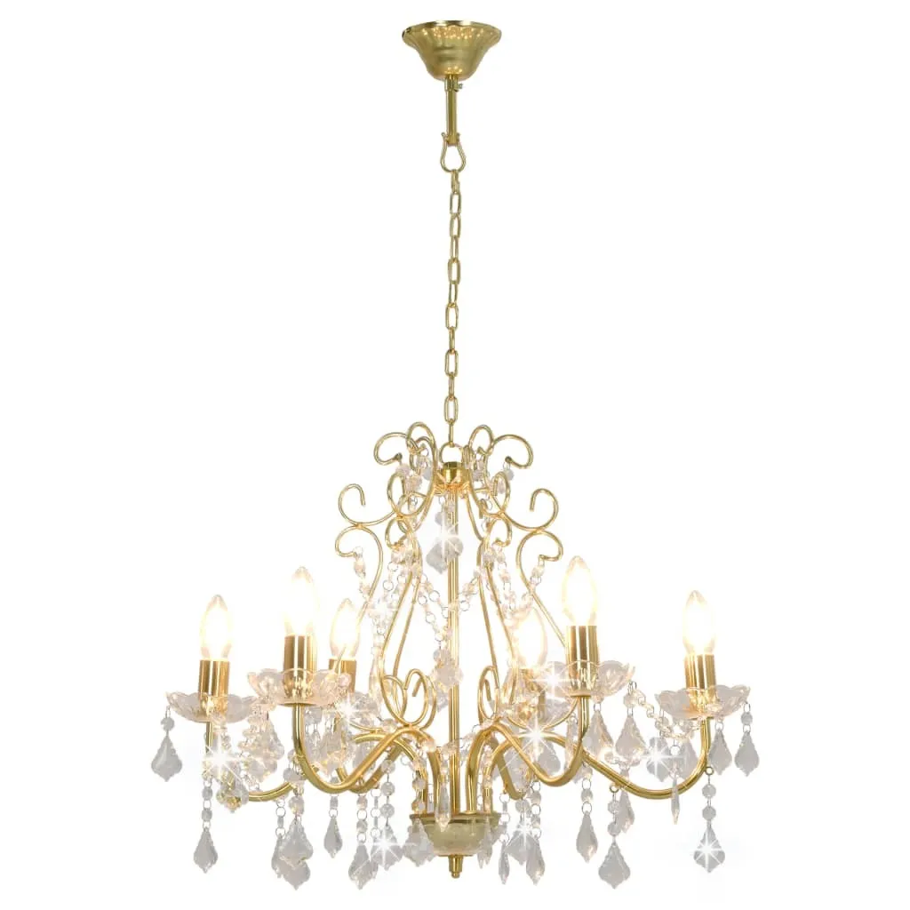 Vintage Beaded Chandelier