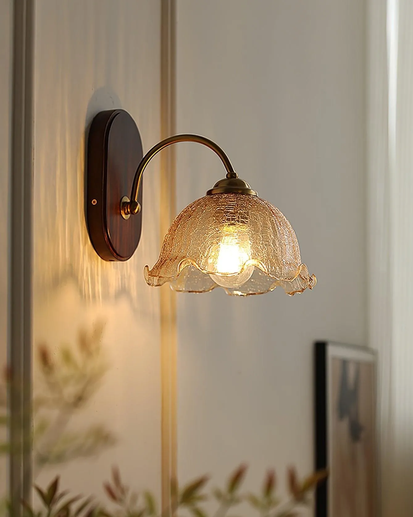 Vintage Flower Wall Lamp KL739