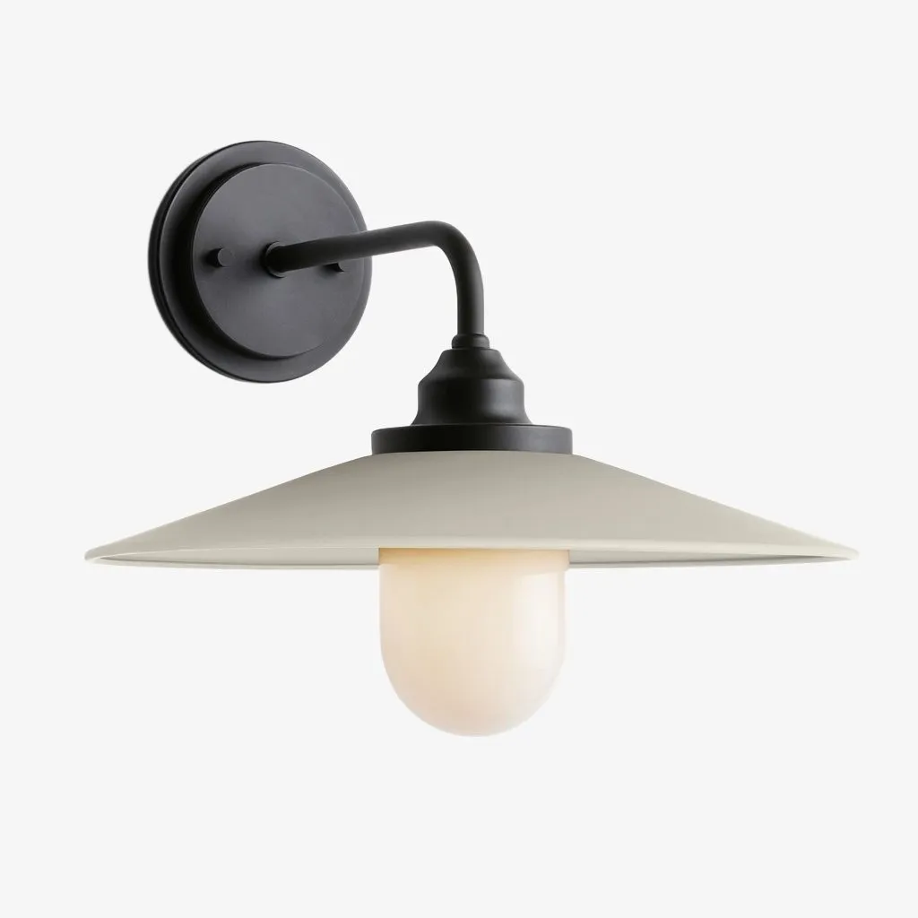 Cordax Utility-Inspired Wall Sconce - Metal and Glass for Indoor Outdoor Decor KL2030