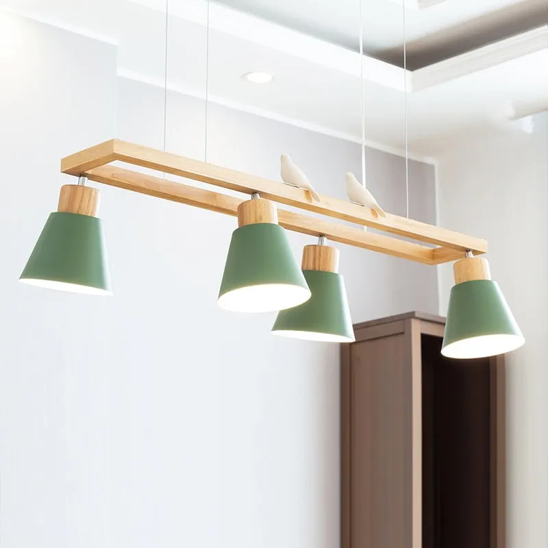 Cone Wood Chandelier KL1000