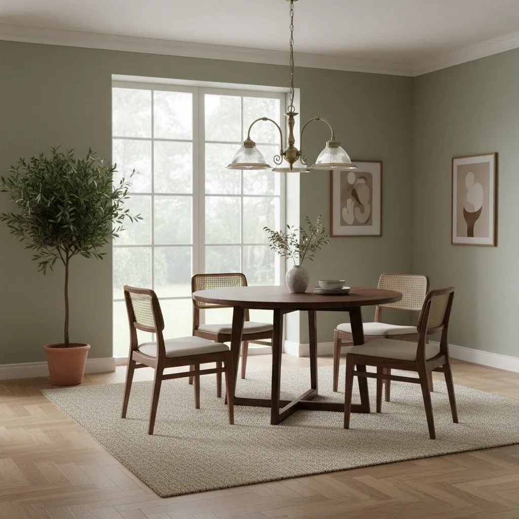 TF Vintora Ribbed Glass Pendant Light - Elegant Metal Trim for Kitchens, Dining Areas and Hallways KL1978