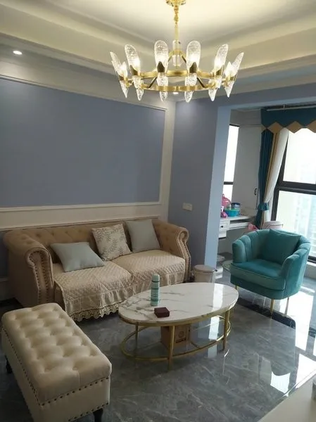 Modern Cystal Chandelier/Brass