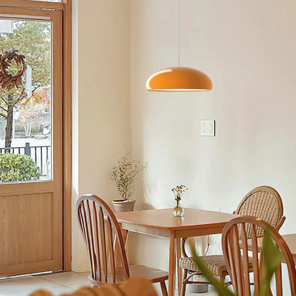 Pangen Dome Pendant Light - Modern Colorful Pendant Lamp for Living Room and Dining Space