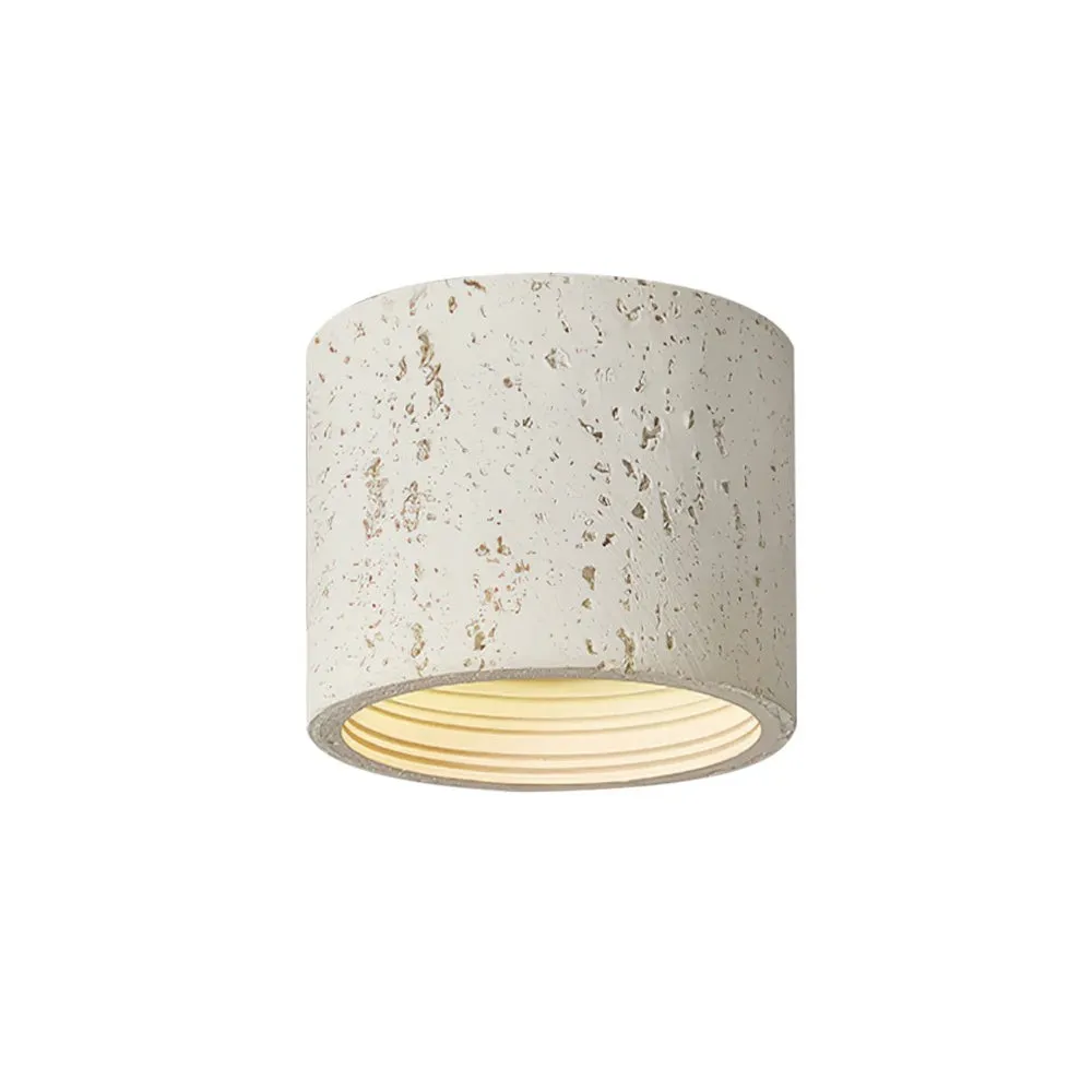 Modern Wabi-Sabi Cylindrical Ceiling Lamp KL284