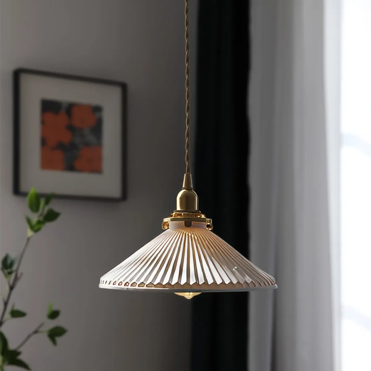 Modern Pleated Light