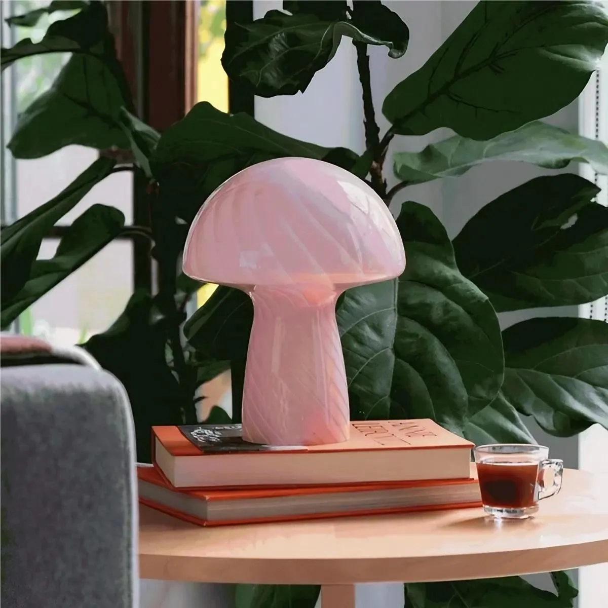 Modern Design Stained Glass Mushroom Lamp KL35