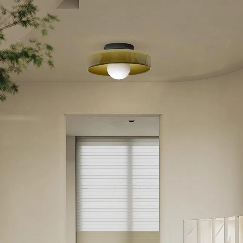 Morandi Disc Orb Wall Ceiling Lamp