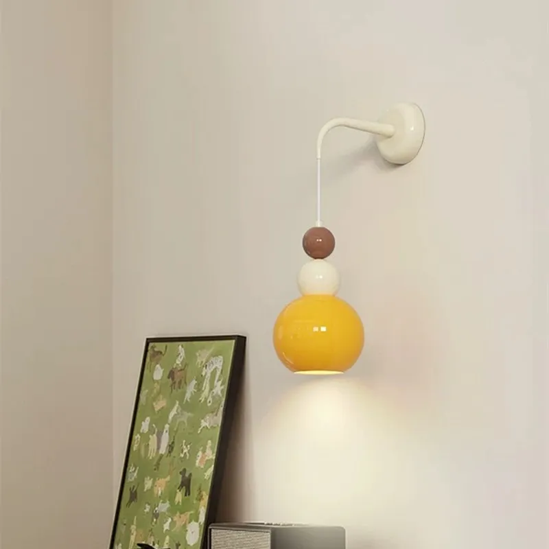 French Style Ice Cream Globe Wall Light KL134