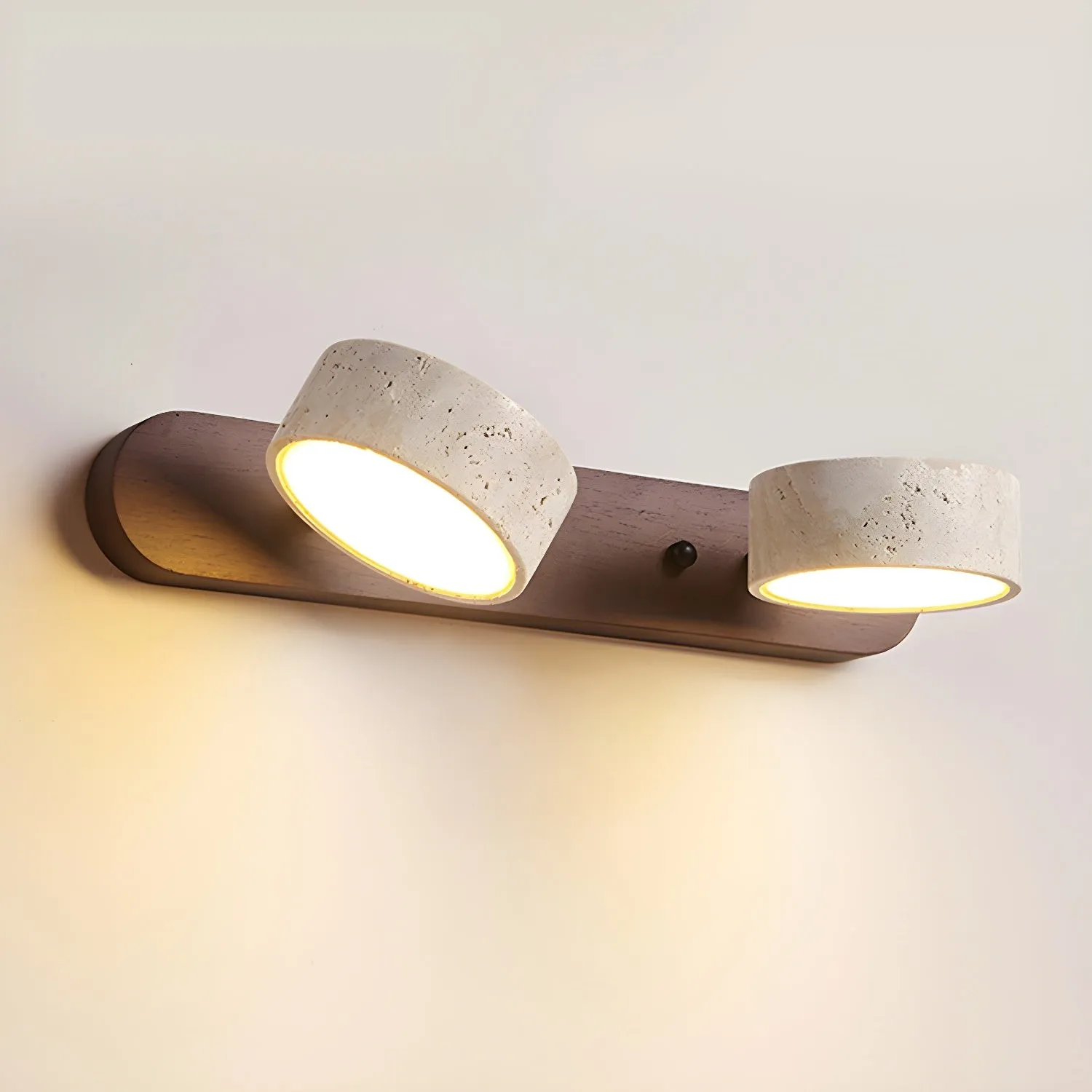 Minimalist Multi Light Travertine Wall Sconce KL892