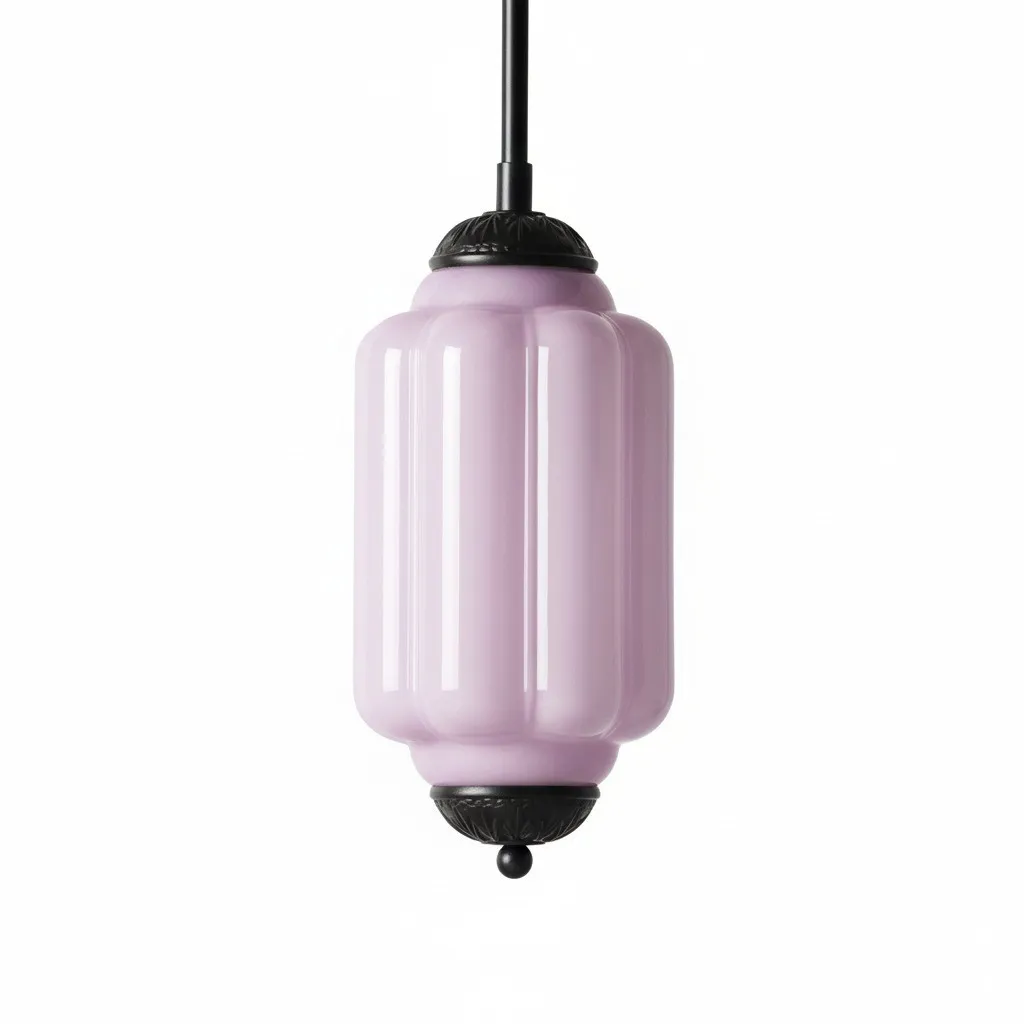 Eloise Simple Glass Irregular Lantern Pendant Lamp KL828