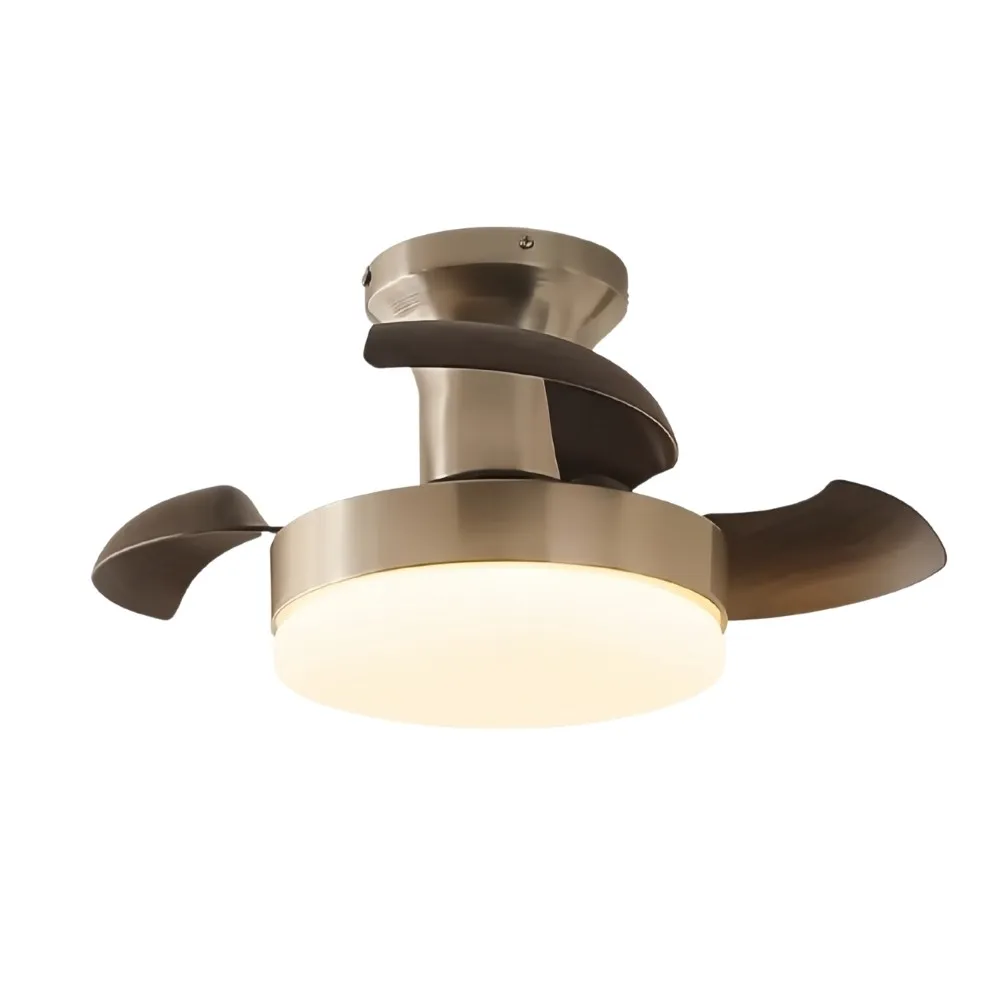 Retro Silent Invisible Led Ceiling Fan Light KL941