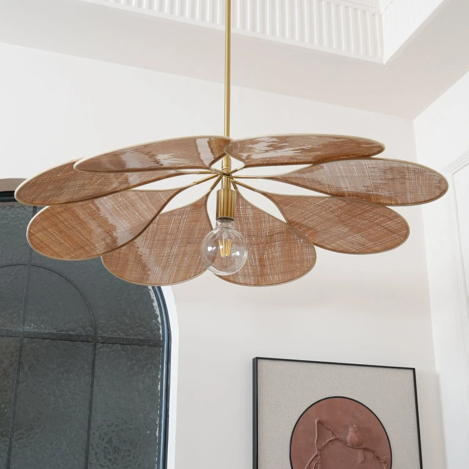 Petals Bloom Rattan Pendant Lamp KL574