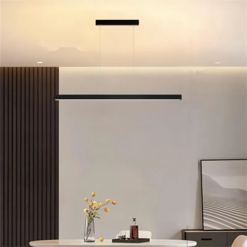 Industrial Metal LED Horizontal Linear Chandelier KL107